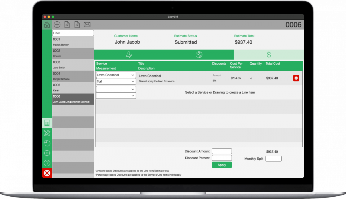 A screenshot of EasyBid